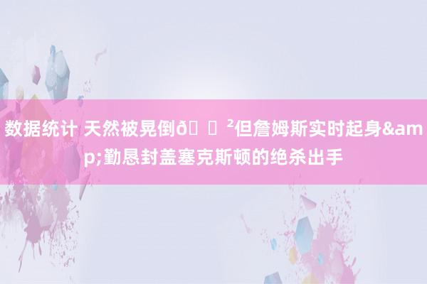 数据统计 天然被晃倒😲但詹姆斯实时起身&勤恳封盖塞克斯顿的绝杀出手