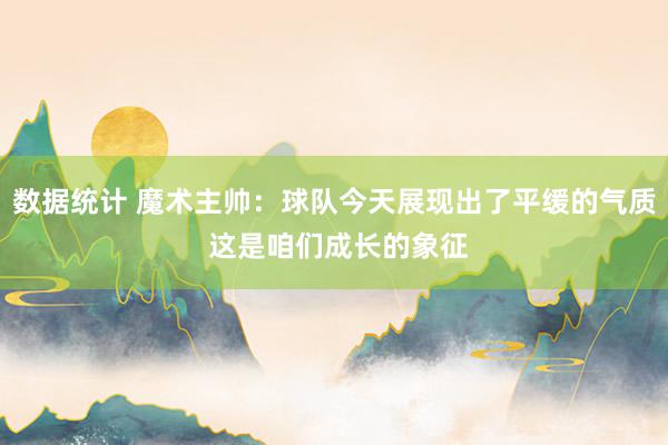 数据统计 魔术主帅：球队今天展现出了平缓的气质 这是咱们成长的象征