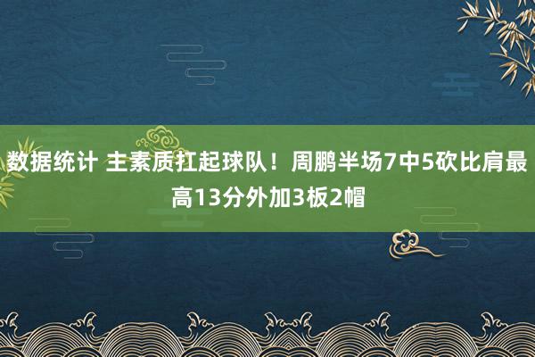 数据统计 主素质扛起球队！周鹏半场7中5砍比肩最高13分外加3板2帽