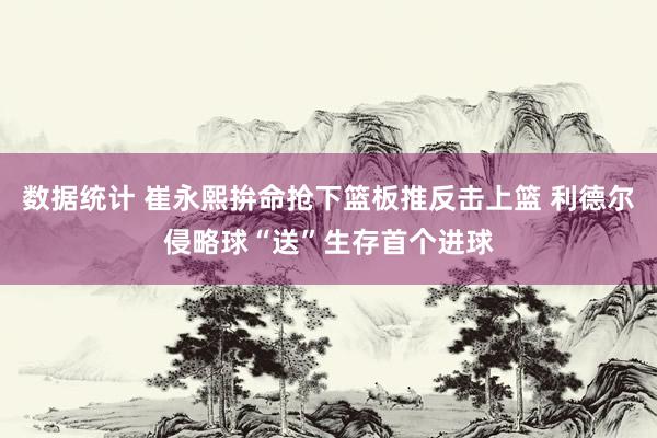 数据统计 崔永熙拚命抢下篮板推反击上篮 利德尔侵略球“送”生存首个进球